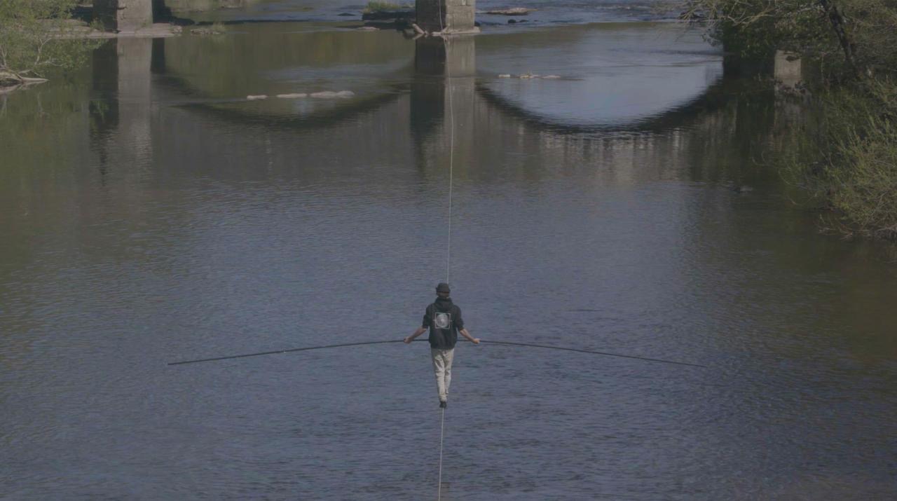 Balance pole for wire walker