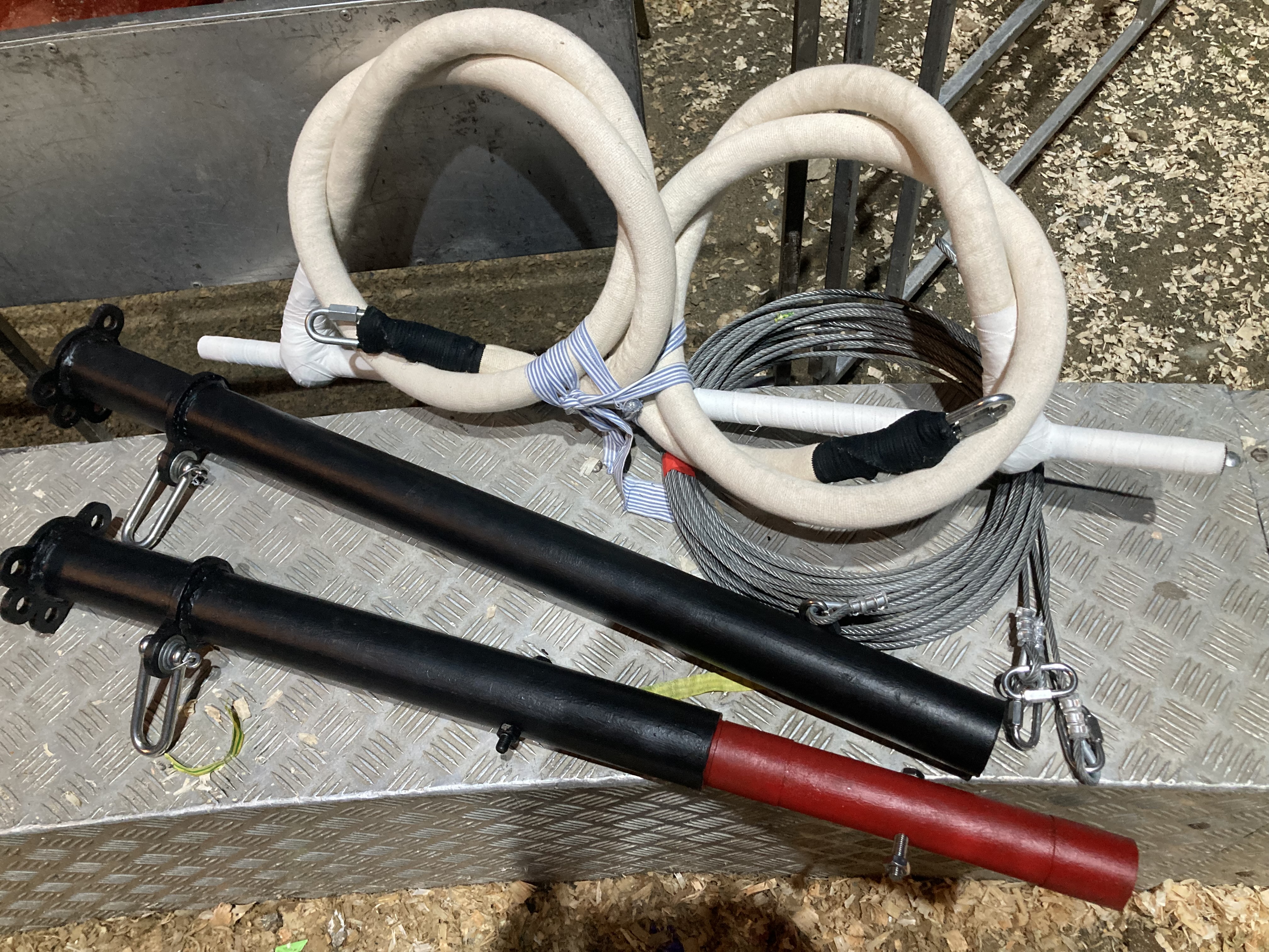 Duo trapeze and frame